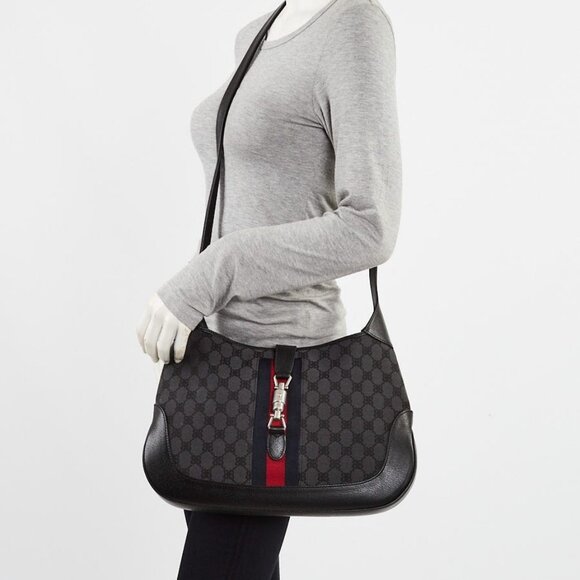 Balenciaga x Gucci Grey/Black Canvas/Leather The Hacker Project 1961 Medium - Picture 1 of 10